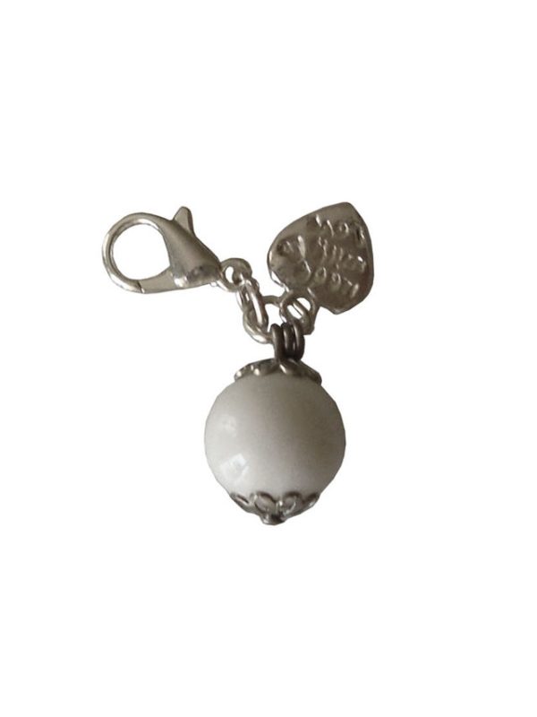 Stone Charm Silver