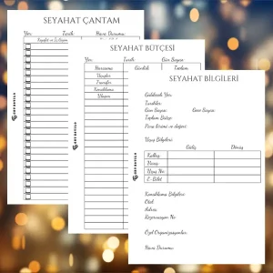 Get Estilo Seyahat Planlama Seti (Dijital PDF)