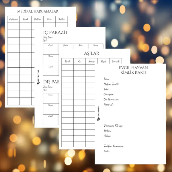 Get Estilo Evcil Hayvan Takip Seti (Dijital PDF)