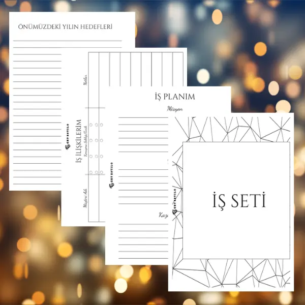 Get Estilo İş Planlama Seti (Dijital PDF)