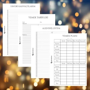 Get Estilo Yemek Planlama Seti (Dijital PDF)