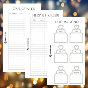Get Estilo Özel Günler Seti A6 (Dijital PDF)